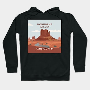 Monument Valley National Park Travel Sticker Hoodie